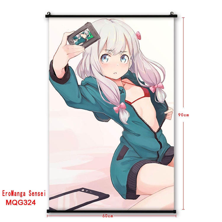 Ero Manga Sensei  plastic pole cloth painting Wall Scroll 60X90CM  MQG324