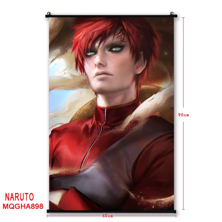 Naruto Anime plastic pole cloth painting Wall Scroll 60X90CM MQGHA898