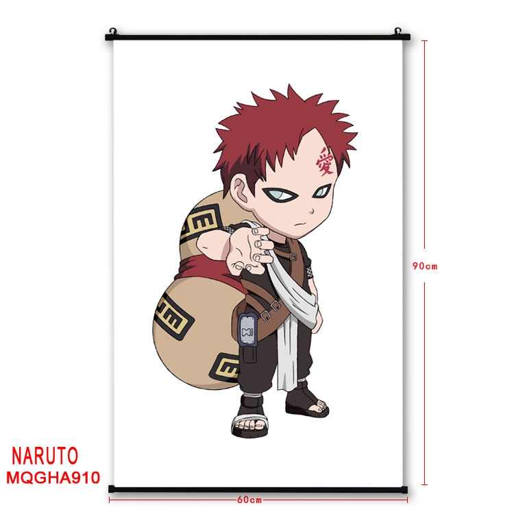Naruto Anime plastic pole cloth painting Wall Scroll 60X90CM MQGHA910