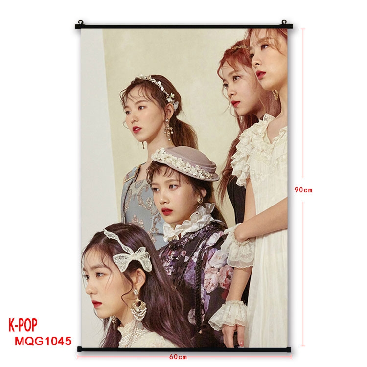 K-POP Anime plastic pole cloth painting Wall Scroll 60X90CM MQG1045