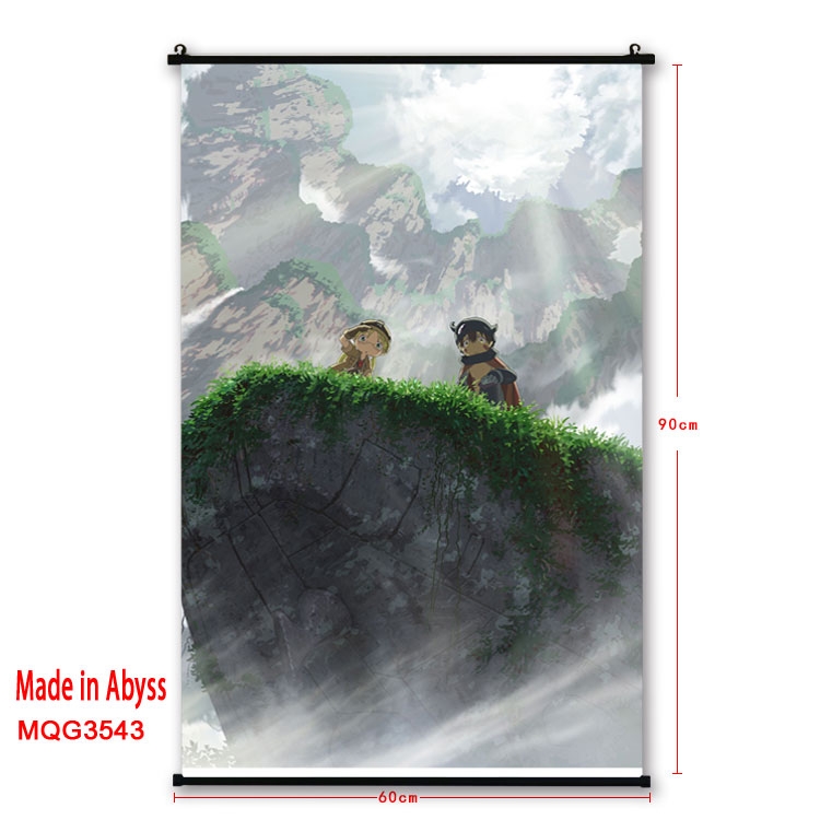 Made in Abyss  Anime plastic pole cloth painting Wall Scroll 60X90CM MQG3543