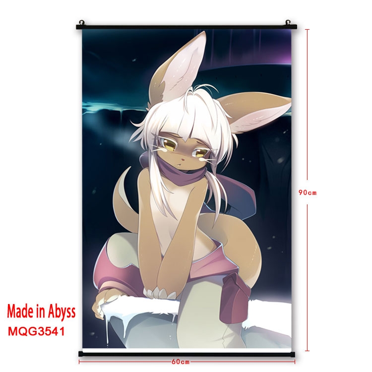 Made in Abyss  Anime plastic pole cloth painting Wall Scroll 60X90CM MQG3536