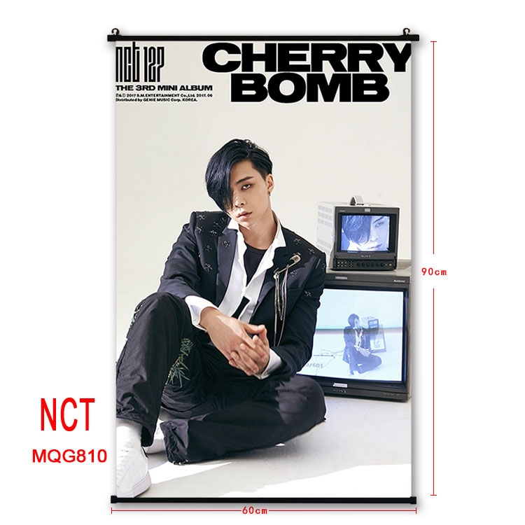 NCT  Music  plastic pole cloth painting Wall Scroll 60X90CM MQG810