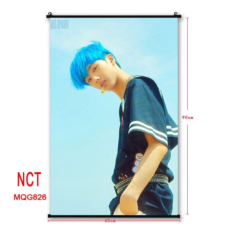NCT  Music  plastic pole cloth painting Wall Scroll 60X90CM MQG826