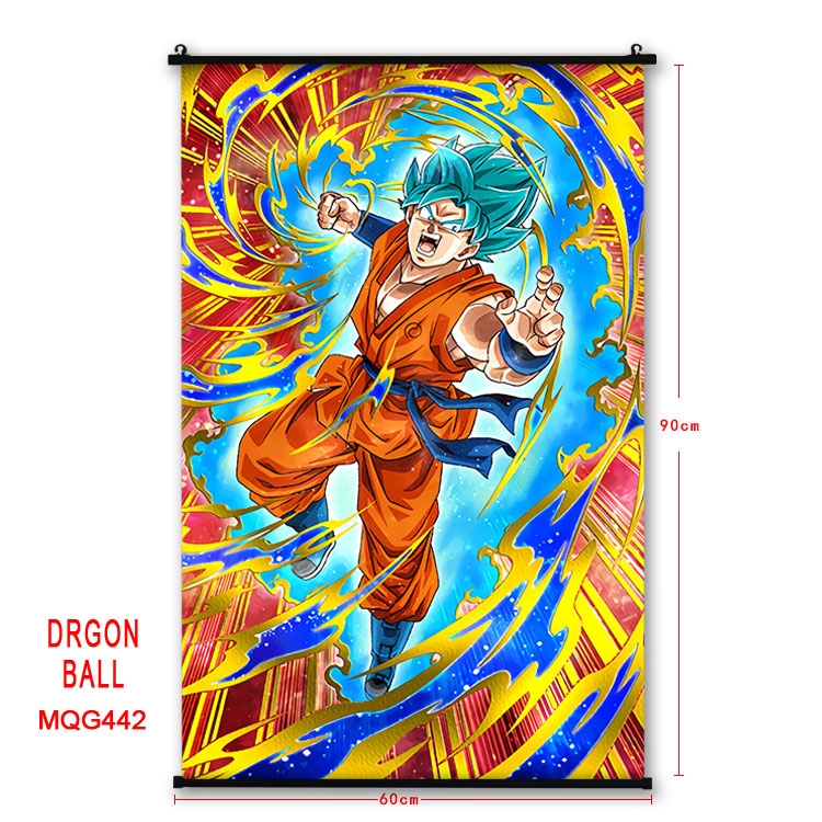 DRAGON BALL Anime plastic pole cloth painting Wall Scroll 60X90CM MQG442