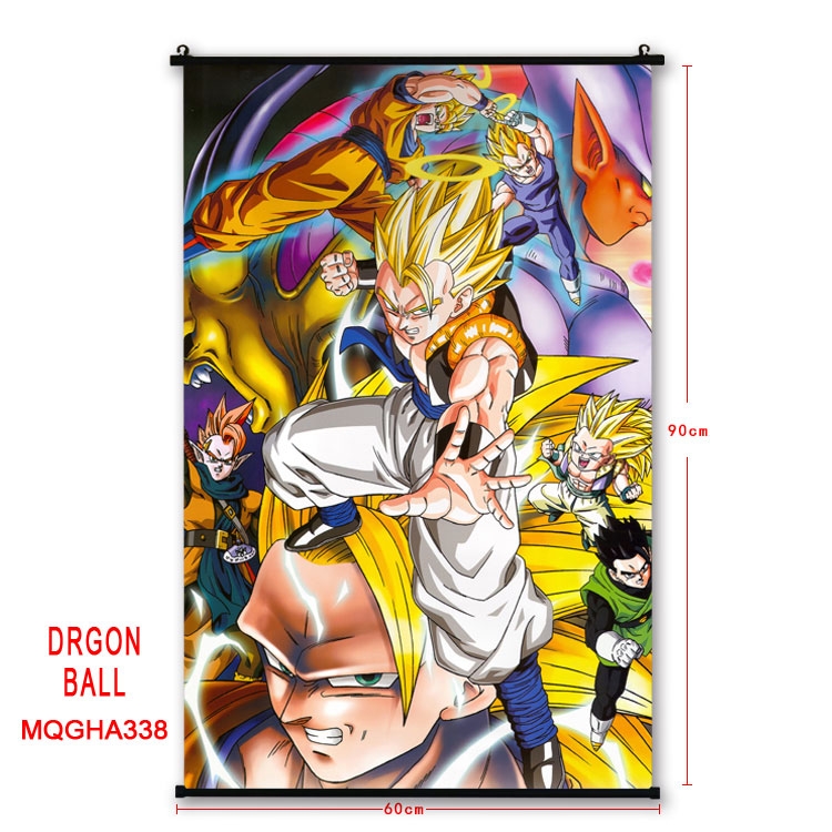 DRAGON BALL Anime plastic pole cloth painting Wall Scroll 60X90CM MQGHA329