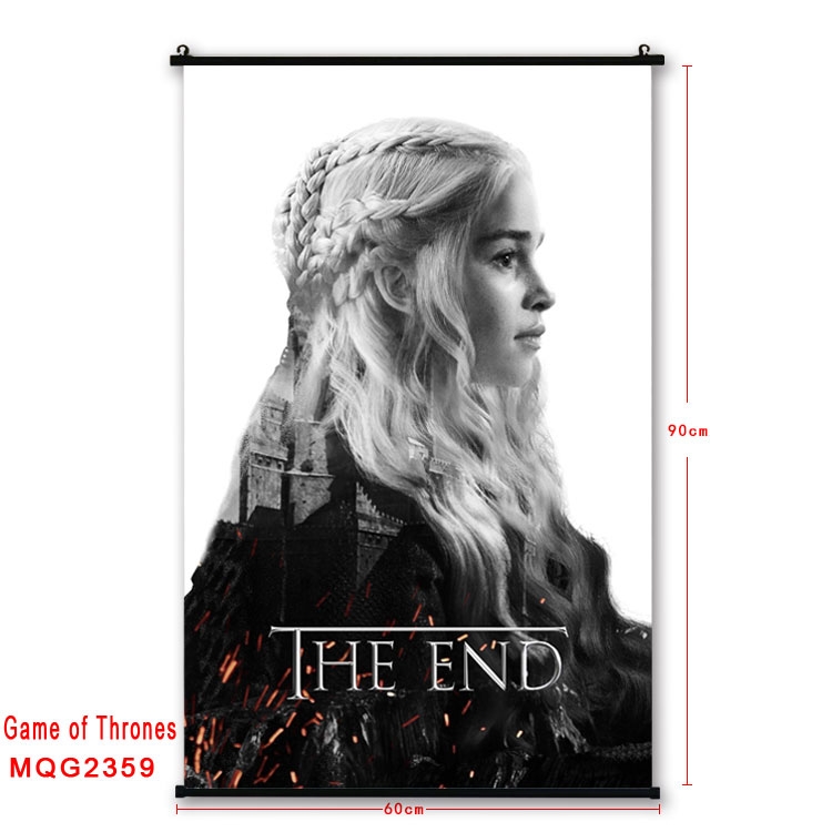 Game of Thrones Anime plastic pole cloth painting Wall Scroll 60X90CM MQG2359