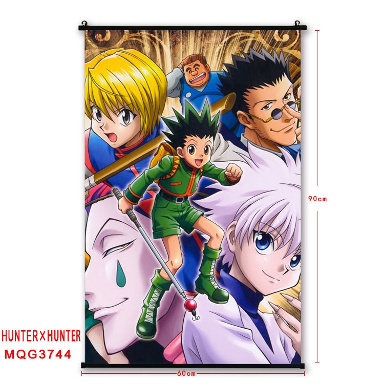 Hunter x Hunter Anime plastic pole cloth painting Wall Scroll 60X90CM  MQG3744