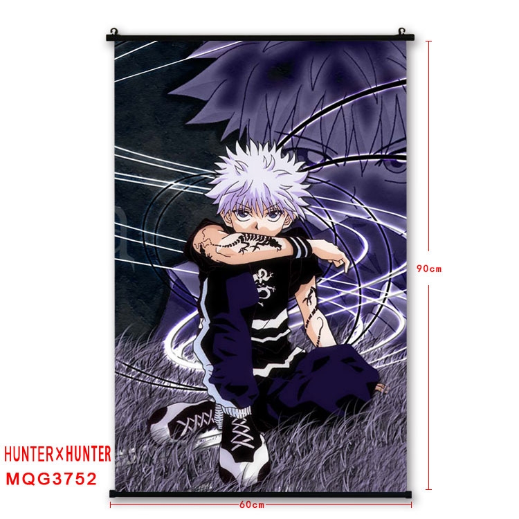 Hunter x Hunter Anime plastic pole cloth painting Wall Scroll 60X90CM  MQG3752