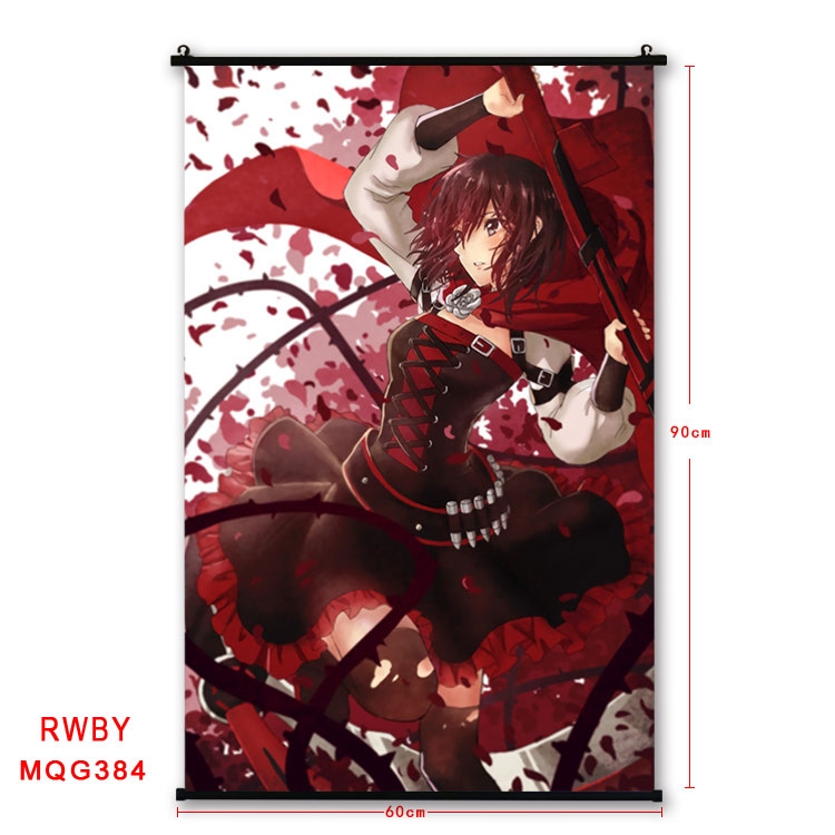 RWBY Anime plastic pole cloth painting Wall Scroll 60X90CM MQG384