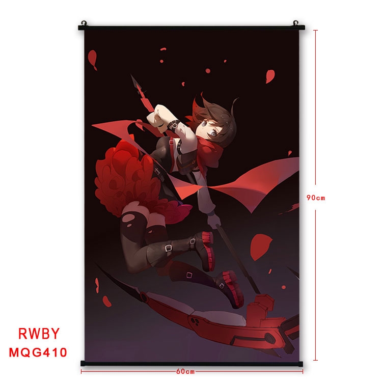 RWBY Anime plastic pole cloth painting Wall Scroll 60X90CM MQG410