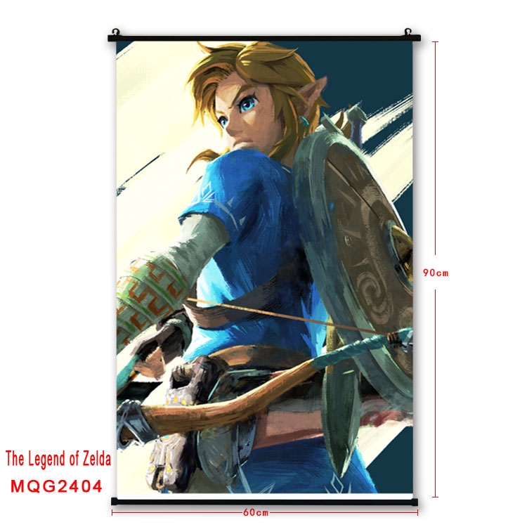 The Legend of Zelda Anime plastic pole cloth painting Wall Scroll 60X90CM  MQG2404