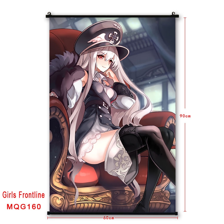 Girls Frontline Anime plastic pole cloth painting Wall Scroll 60X90CM  MQG160