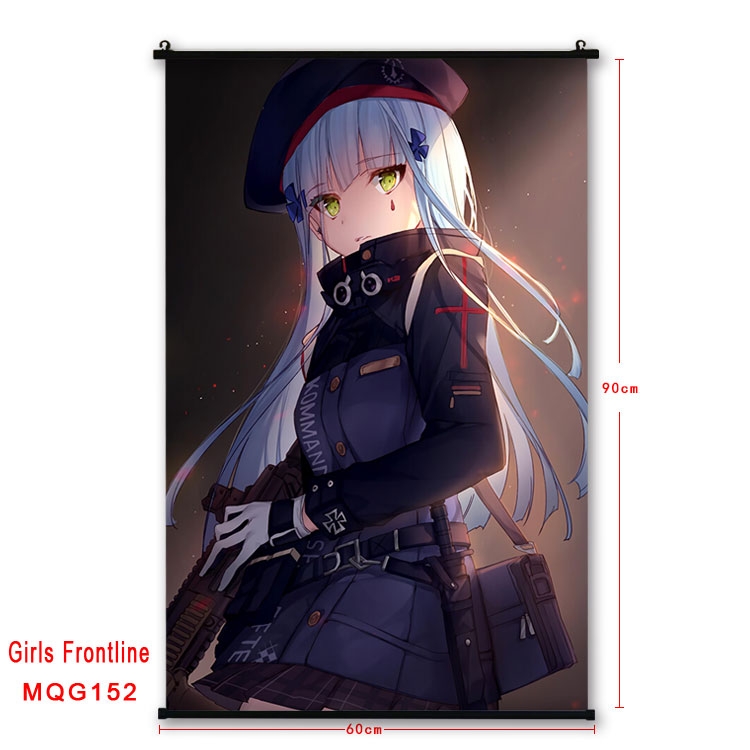 Girls Frontline Anime plastic pole cloth painting Wall Scroll 60X90CM  MQG152