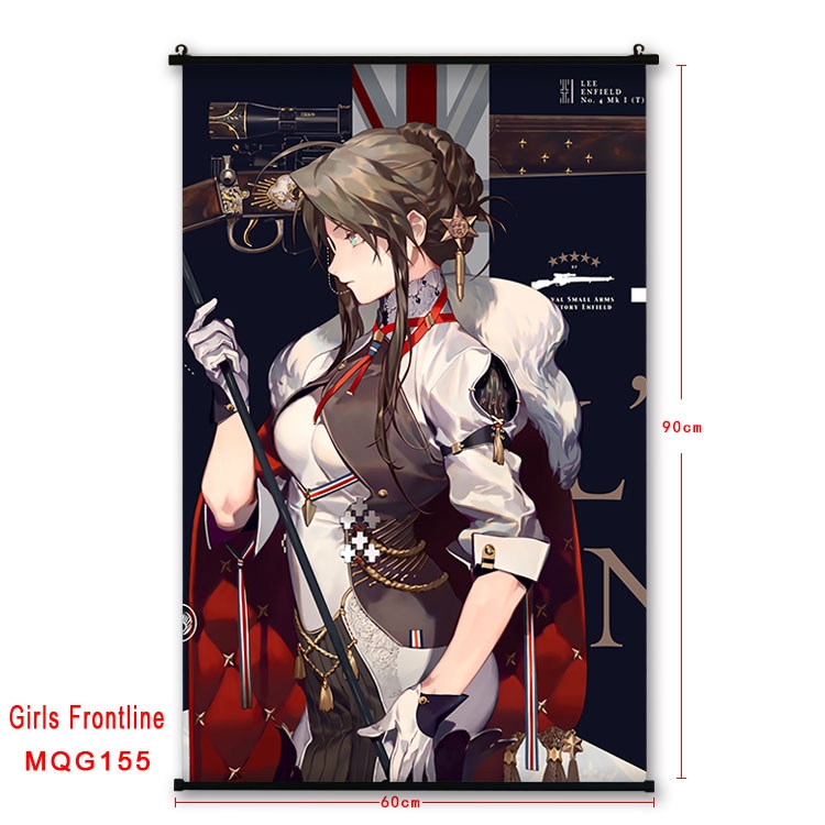 Girls Frontline Anime plastic pole cloth painting Wall Scroll 60X90CM  MQG153
