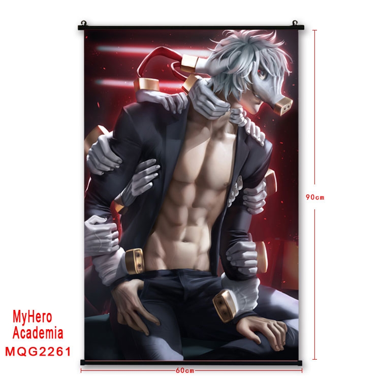 My Hero Academia Anime plastic pole cloth painting Wall Scroll 60X90CM  MQG2261
