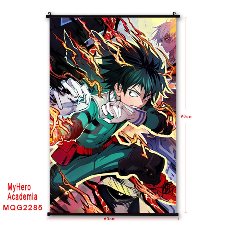 My Hero Academia Anime plastic pole cloth painting Wall Scroll 60X90CM  MQG2285