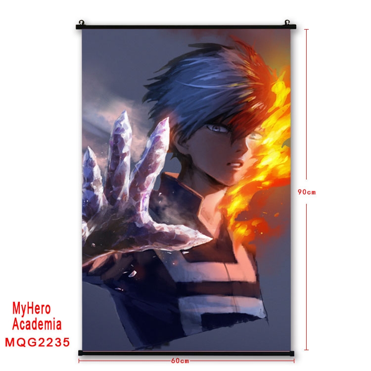 My Hero Academia Anime plastic pole cloth painting Wall Scroll 60X90CM  MQG2235
