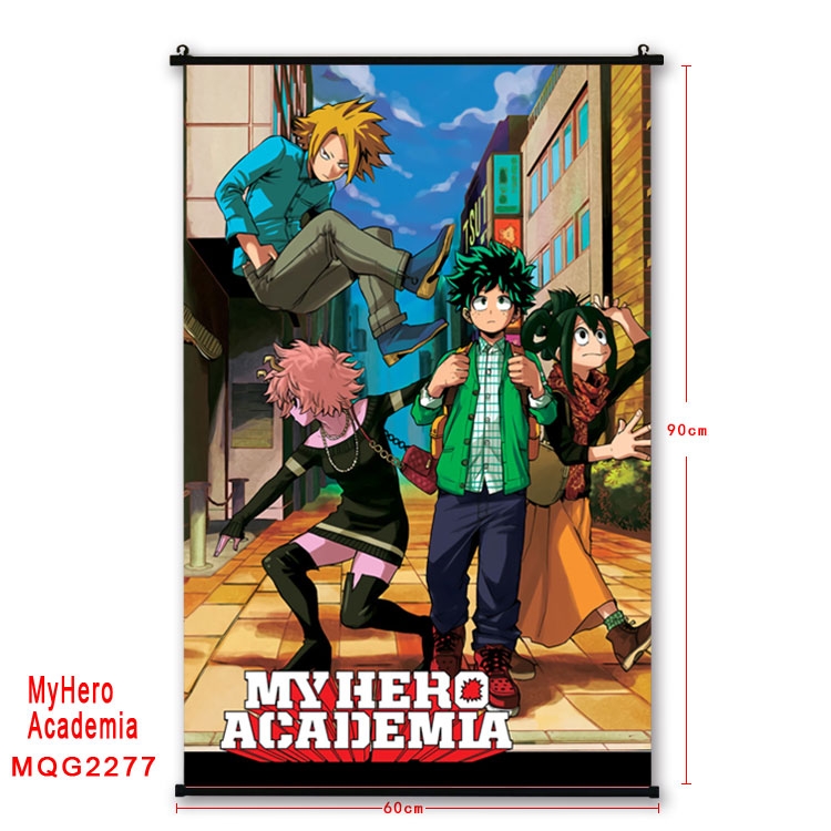 My Hero Academia Anime plastic pole cloth painting Wall Scroll 60X90CM  MQG2277