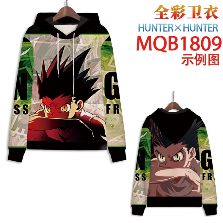 HunterXHunter Full Color Patch pocket Sweatshirt Hoodie  2XS-4XL, 9 sizes MQB1809
