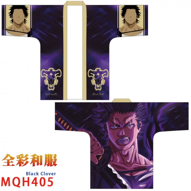 Black Clover Anime  Full Color Kimono  One Size MQH405 