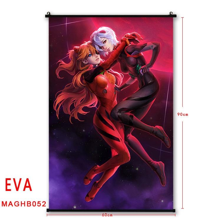 EVA Anime plastic pole cloth painting Wall Scroll 60X90CM MAGHB052