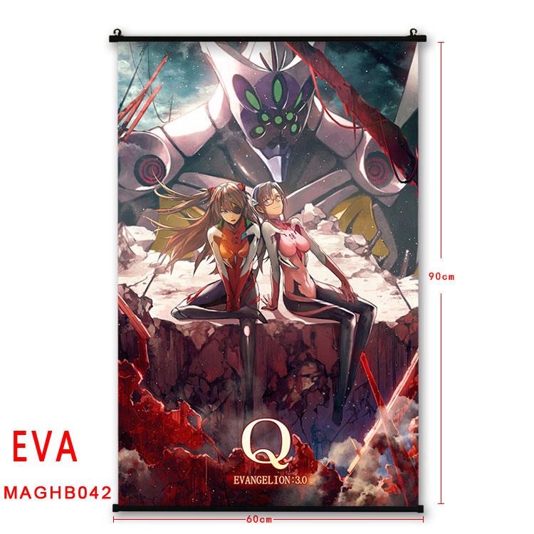 EVA Anime plastic pole cloth painting Wall Scroll 60X90CM MAGHB042