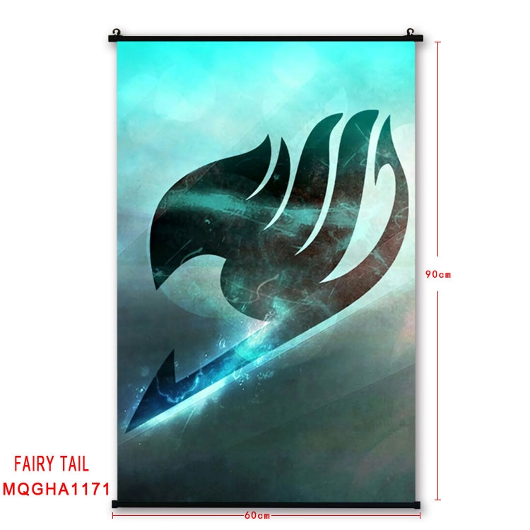 Fairy tail Anime plastic pole cloth painting Wall Scroll 60X90CM  MQGHA1171