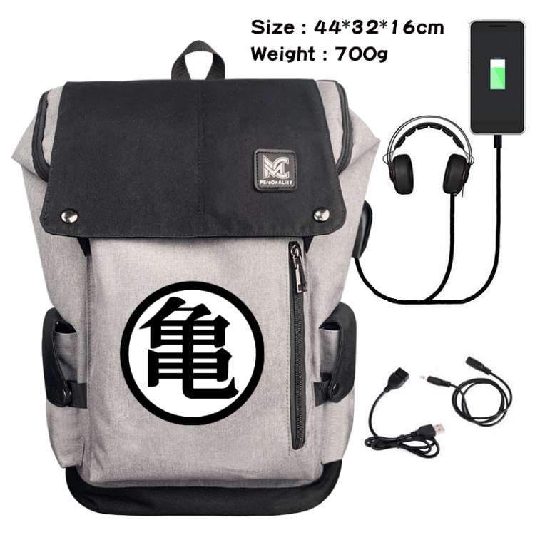 DRAGON BALL Data cable animation game backpack school bag 2A