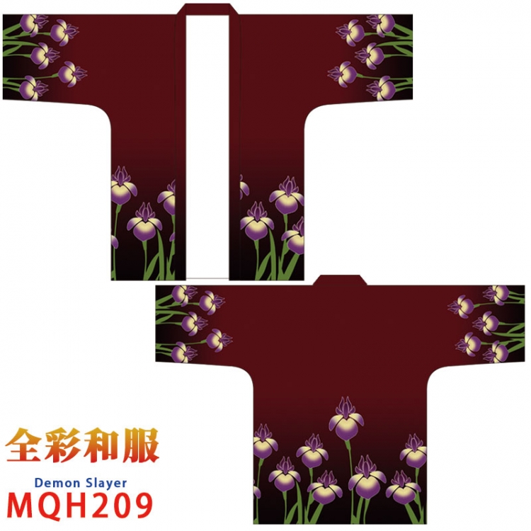 Demon Slayer Kimets Anime  Full Color Kimono  One Size   MQH 209