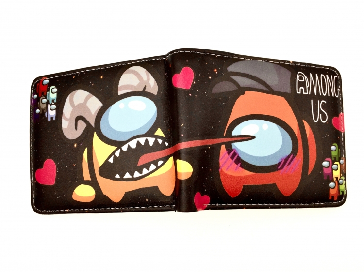 AMONG US two fold  Short wallet 11X9.5CM 60G Style 10
