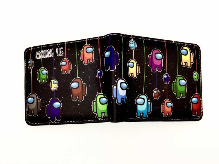 AMONG US two fold  Short wallet 11X9.5CM 60G Style 3
