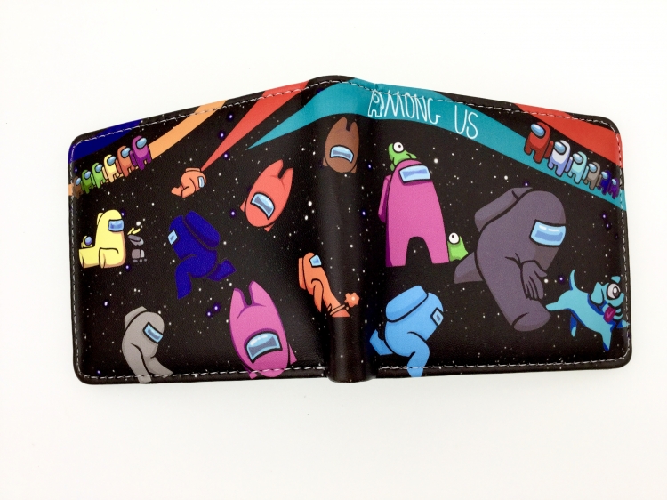 AMONG US two fold  Short wallet 11X9.5CM 60G Style 5