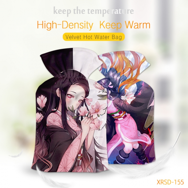 Demon Slayer Kimets Fine plush washable rubber hot water bottle XRSD155