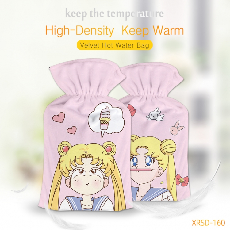 sailormoon Fine plush washable rubber hot water bottle XRSD160