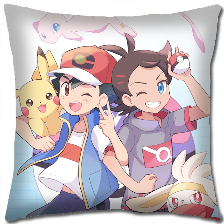 Pokemon Anime square full-color pillow cushion 45X45CM NO FILLING B1250