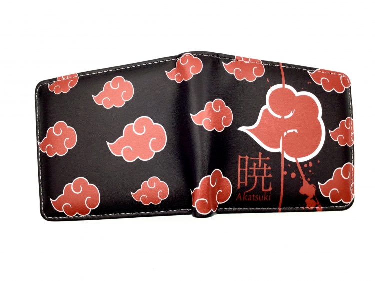 Naruto two fold  Short wallet 11X9.5CM 60G Style 22