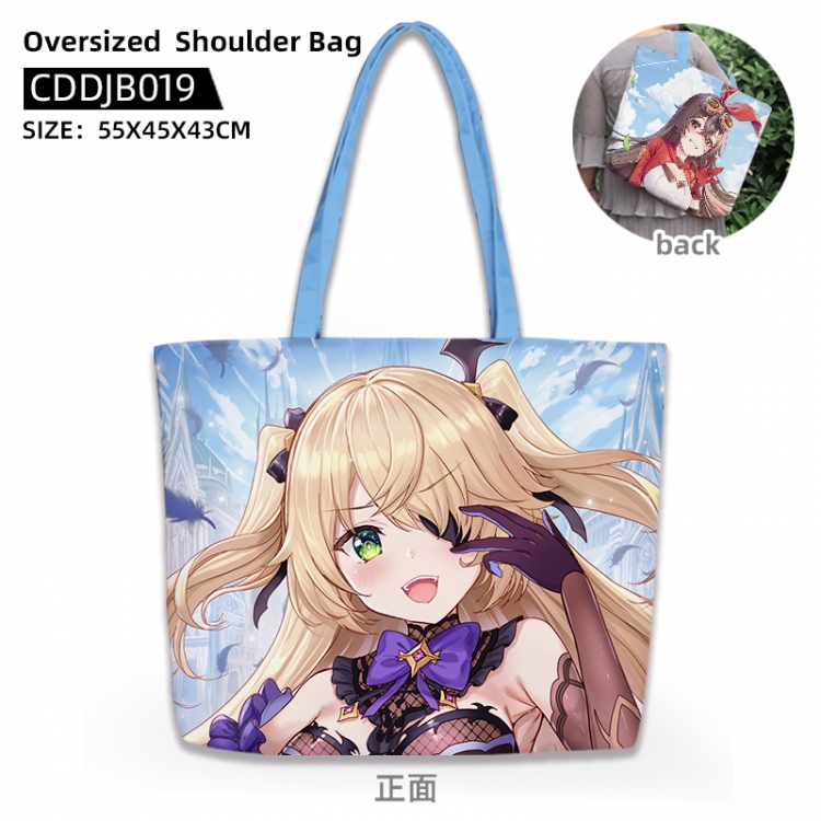 Genshin Impact Anime oversized shoulder bag CDDJB019