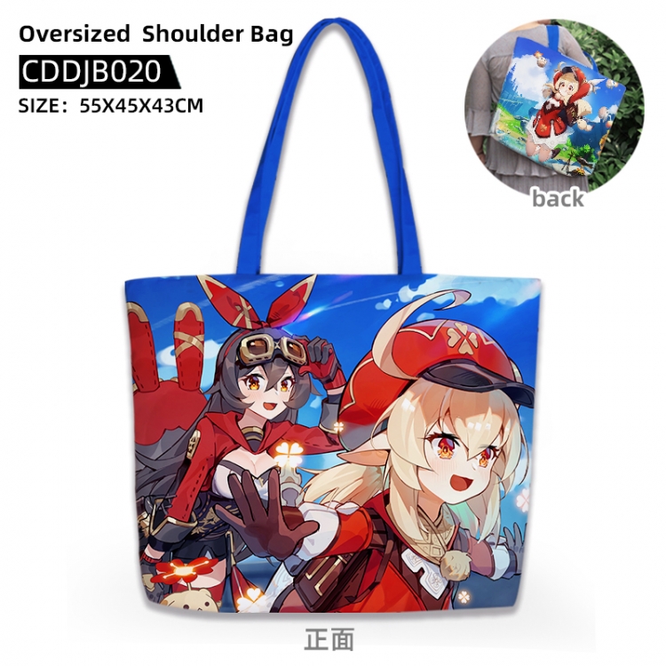 Genshin Impact Anime oversized shoulder bag CDDJB020