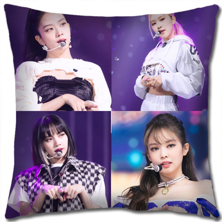 BLACK PINK Star group square full-color pillow cushion 45X45CM NO FILLING BP392A