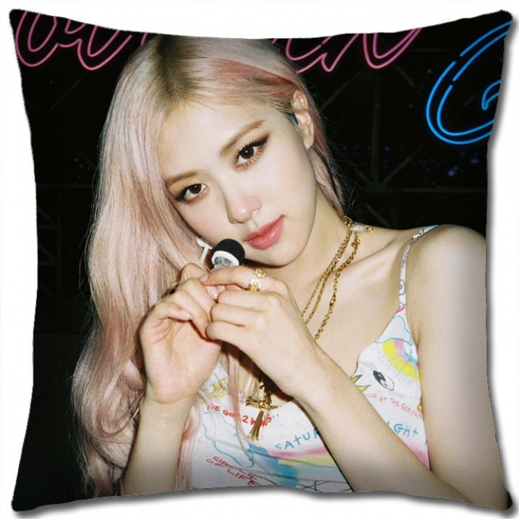 BLACK PINK Star group square full-color pillow cushion 45X45CM NO FILLING BP441