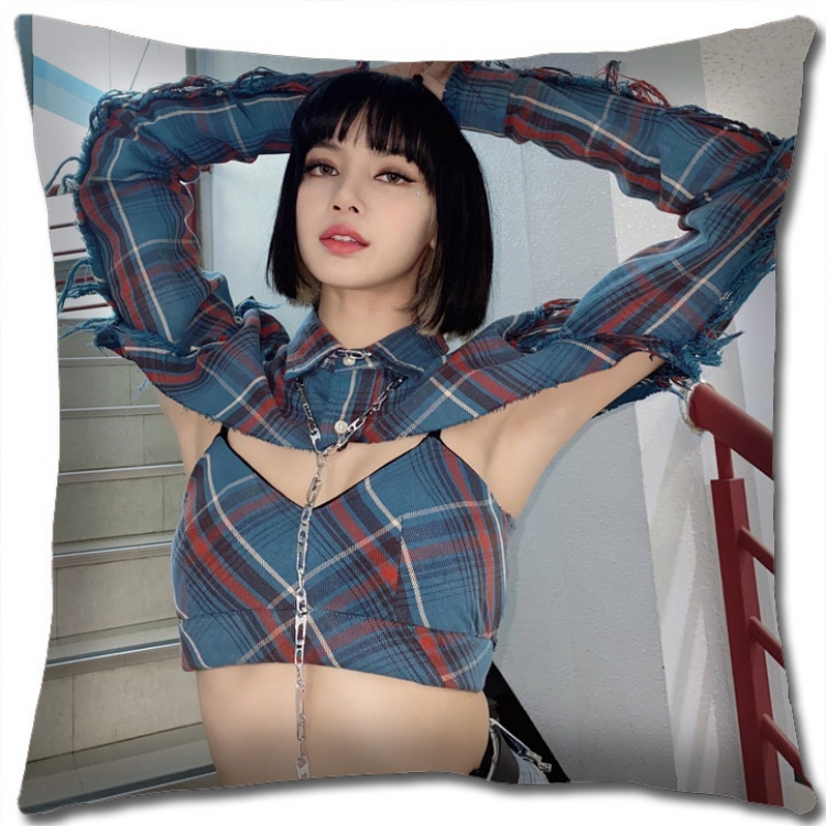 BLACK PINK Star group square full-color pillow cushion 45X45CM NO FILLING BP422