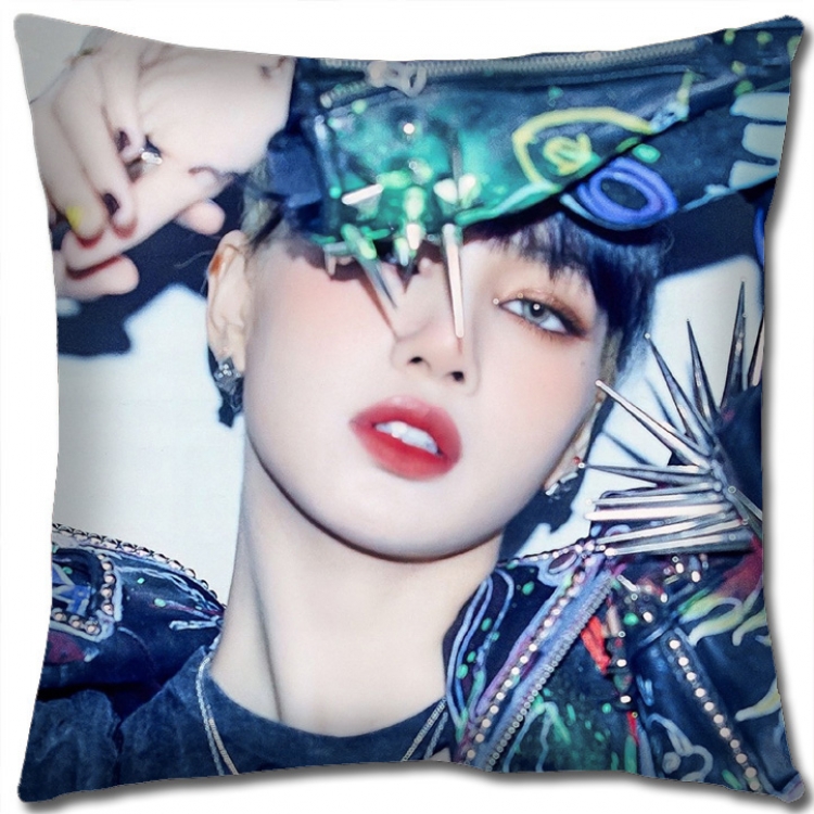BLACK PINK Star group square full-color pillow cushion 45X45CM NO FILLING BP472