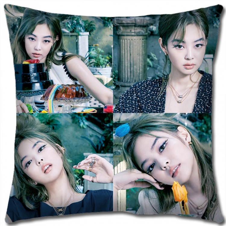 BLACK PINK Star group square full-color pillow cushion 45X45CM NO FILLING BP442A