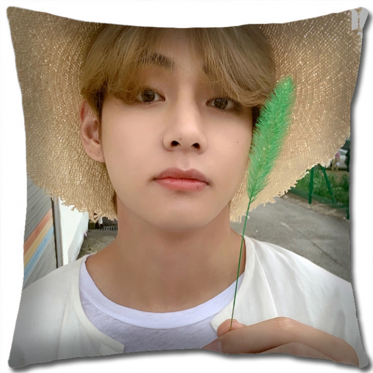 BTS Star group square full-color pillow cushion 45X45CM NO FILLING BS1146