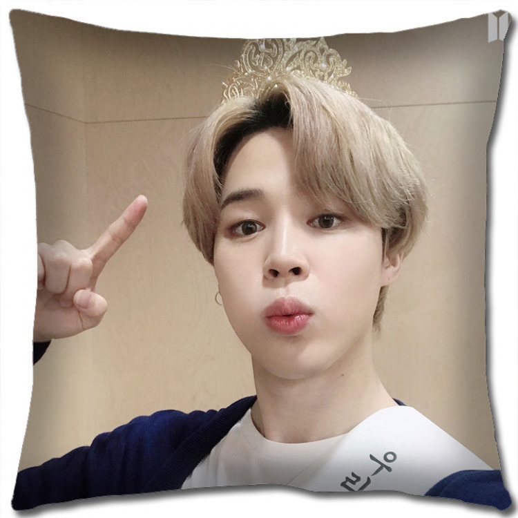 BTS Star group square full-color pillow cushion 45X45CM NO FILLING BS1205
