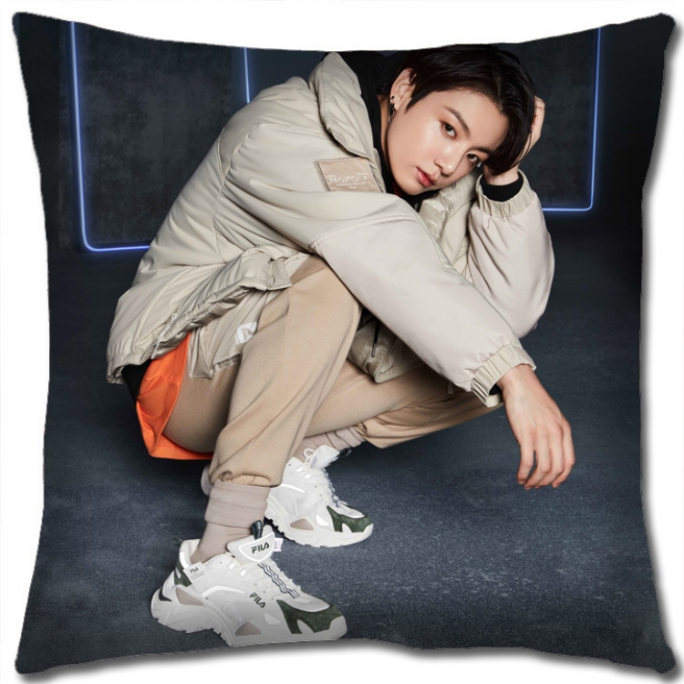 BTS Star group square full-color pillow cushion 45X45CM NO FILLING BS1171