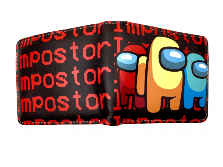 Among Us two fold  Short wallet 11X9.5CM 60G  2680