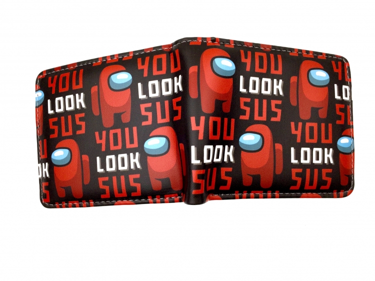 Among Us two fold  Short wallet 11X9.5CM 60G  2674