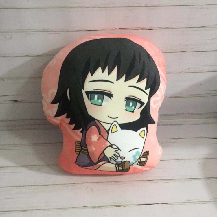 Demon Slayer Kimets Makomo Anime Color bottom pillow plush cushion